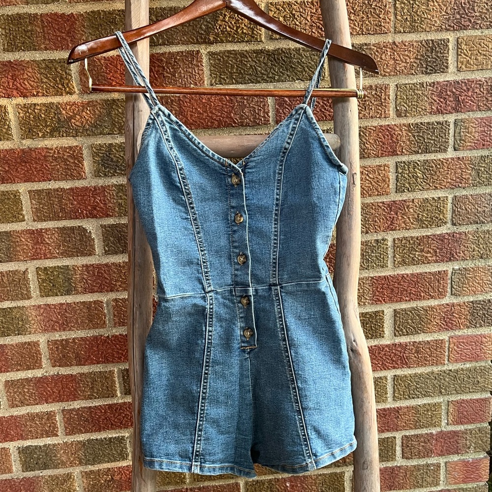 H&M Denim Romper